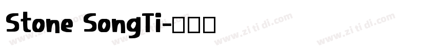 Stone SongTi字体转换